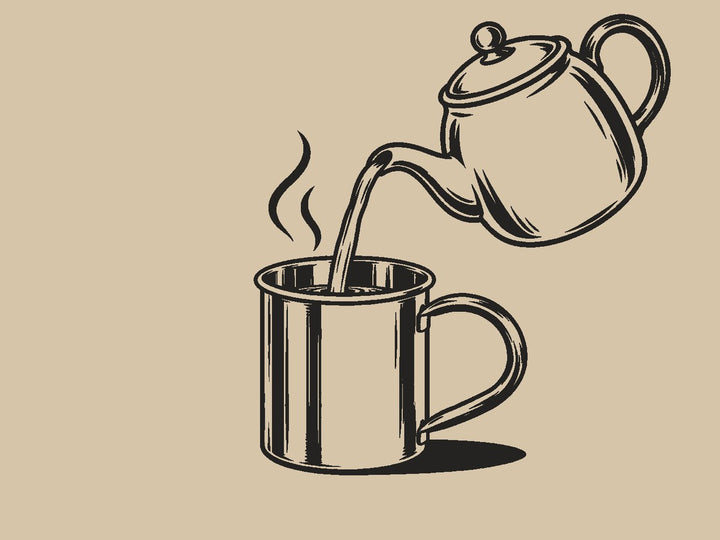 Fyll med vatten, te eller kaffe