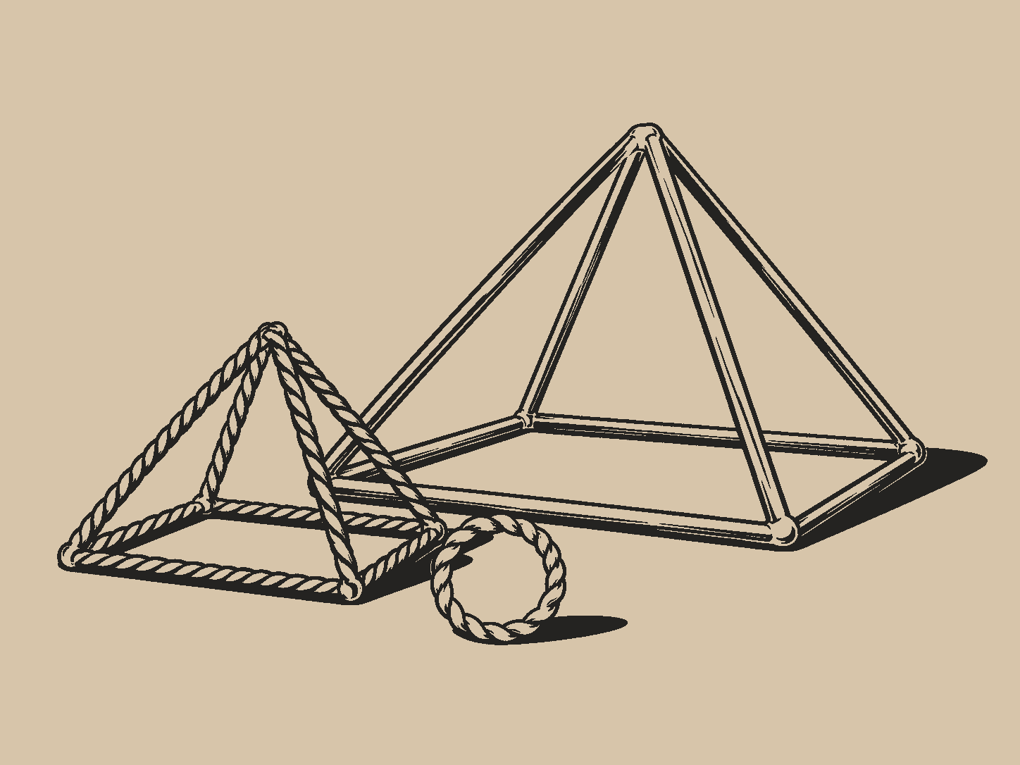 Energigivare: Pyramider och tensorring